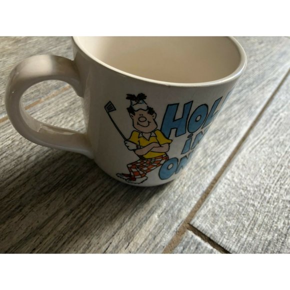 Russ Berrie‎ Hole in One Golf Coffee Mug Cup 8 oz - Picture 7 of 7